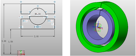 轴承三维CAD教程:xelega3D快速定制标准件
