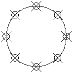 CAD利用定数等分点等分图形 CAD利用定数等分点等分图形
