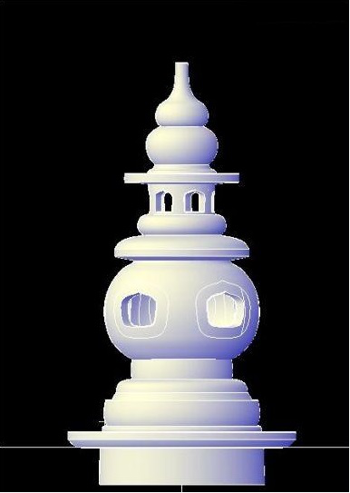 CAD中如何做逼真的水中倒影效果 CAD中如何做逼真的水中倒影效果