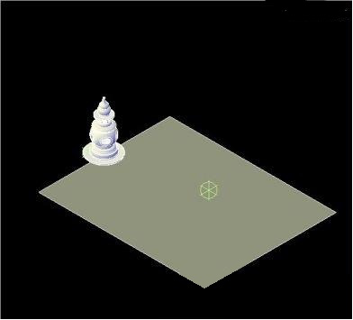 CAD中如何做逼真的水中倒影效果 CAD中如何做逼真的水中倒影效果