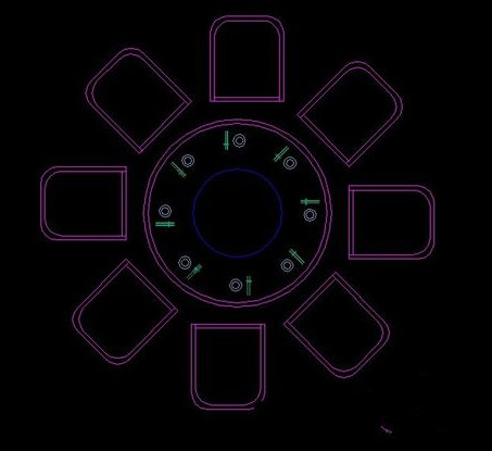 luck18网址教你画圆形餐桌 luck18网址教你画圆形餐桌