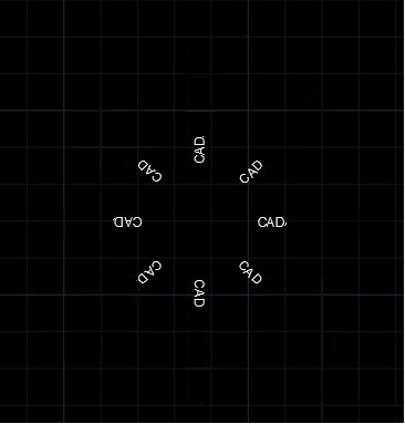 CAD中如何将多个文字一次性旋转为可读方向 CAD中如何将多个文字一次性旋转为可读方向