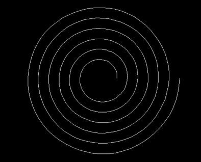 CAD如何绘制出螺旋的图形 CAD如何绘制出螺旋的图形