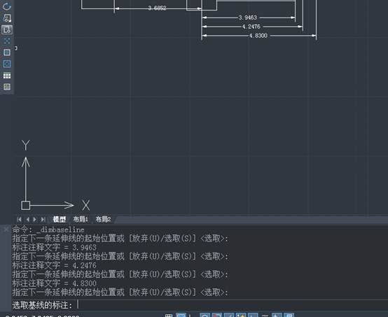 CAD中如何创建标注基线尺寸 CAD中如何创建标注基线尺寸