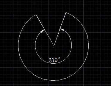 CAD中如何标注大于180度的角度 CAD中如何标注大于180度的角度