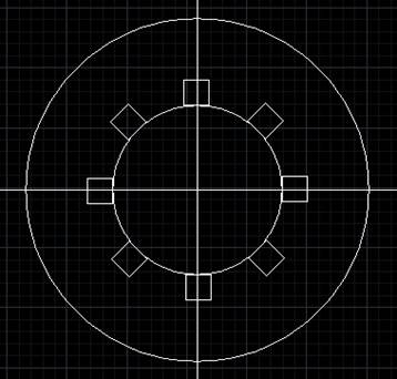 CAD如何画圆形阵列 CAD如何画圆形阵列