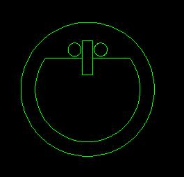 如何用CAD设计洗脸盆平面图 如何用CAD设计洗脸盆平面图