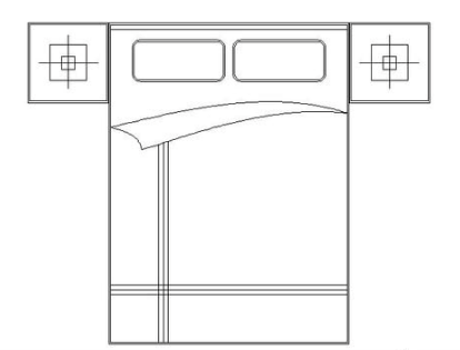 怎么用CAD绘制双人床 怎么用CAD绘制双人床