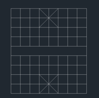 用CAD怎么绘制中国象棋棋盘? 用CAD怎么绘制中国象棋棋盘?