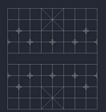 用CAD怎么绘制中国象棋棋盘? 用CAD怎么绘制中国象棋棋盘?