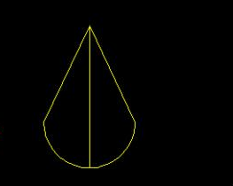 用CAD绘制水滴形状教程 用CAD绘制水滴形状教程