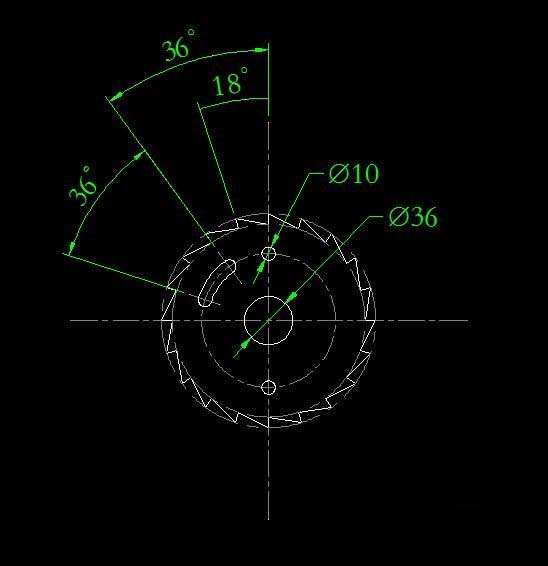 CAD怎么画锯齿盘图纸 CAD怎么画锯齿盘图纸