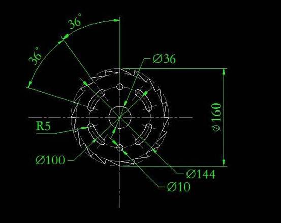 CAD怎么画锯齿盘图纸 CAD怎么画锯齿盘图纸