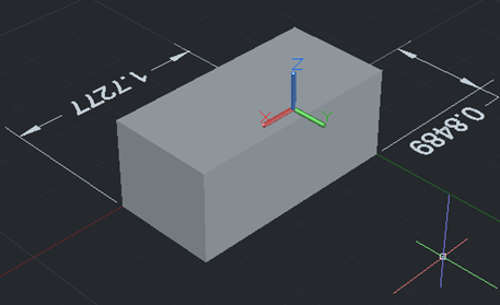 CAD长方体标注顶面与底面尺寸的方法 CAD长方体标注顶面与底面尺寸的方法