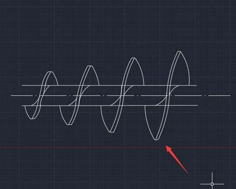 CAD绘制挤出机螺杆平面图的教程 CAD绘制挤出机螺杆平面图的教程