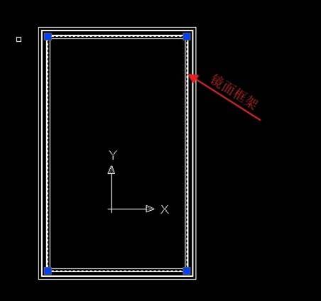 cad怎么绘制立体镜框镜子 cad怎么绘制立体镜框镜子