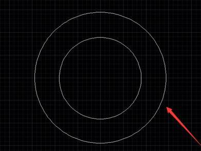 CAD画一个同心圆的简单教程 CAD画一个同心圆的简单教程