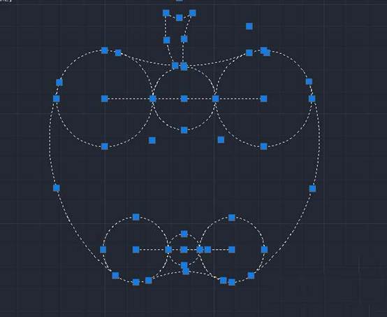用CAD怎么画苹果的平面图 用CAD怎么画苹果的平面图