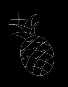 用CAD如何画菠萝 用CAD如何画菠萝