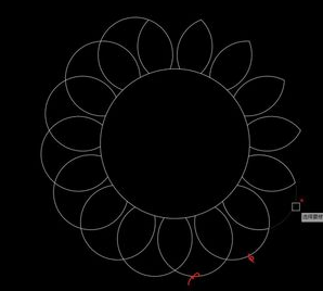 怎么用CAD画一朵向日葵 怎么用CAD画一朵向日葵