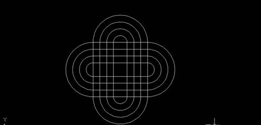 CAD怎么快捷绘制中国结效果的图形 CAD怎么快捷绘制中国结效果的图形