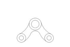 CAD辅助设计中怎么在CAD中画杠杆平面图 CAD辅助设计中怎么在CAD中画杠杆平面图