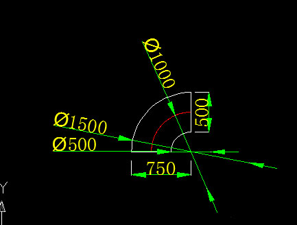 CAD中如何使用倒角命令绘制弯头 CAD中如何使用倒角命令绘制弯头