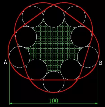 CAD几何作图练习之求复杂图形面积 CAD几何作图练习之求复杂图形面积