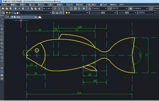 怎么用CAD画鱼? 怎么用CAD画鱼?