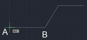CAD如何通过两点确定偏移距离？