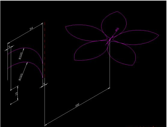 ZWCAD建模鲜花 ZWCAD建模鲜花