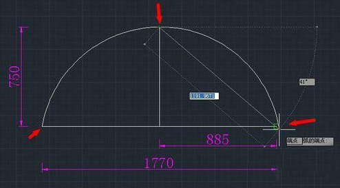 固定弧在CAD中怎么绘制? 固定弧在CAD中怎么绘制?