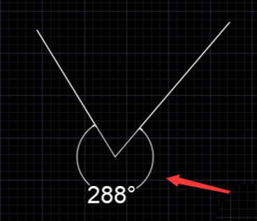 CAD如何标注钝角度数? CAD如何标注钝角度数?