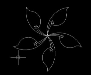 CAD紫荆花绘制方法 CAD紫荆花绘制方法