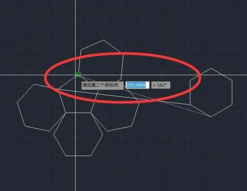 CAD多个六边形对齐的方法 CAD多个六边形对齐的方法