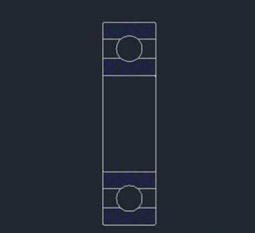 CAD绘制深沟球轴承的步骤 CAD绘制深沟球轴承的步骤