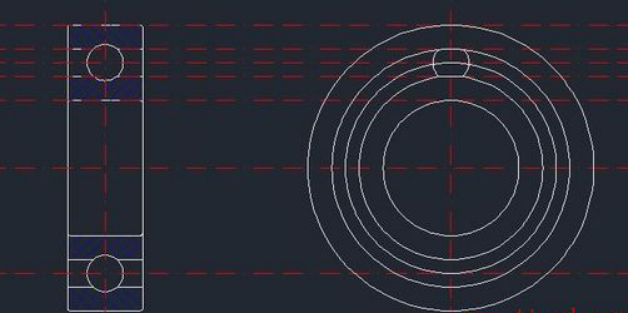 CAD绘制深沟球轴承的步骤 CAD绘制深沟球轴承的步骤