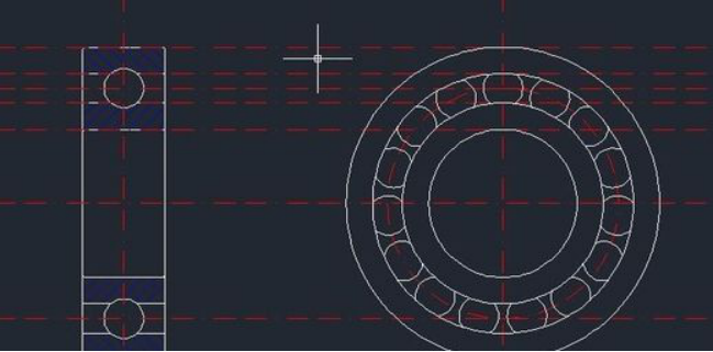 CAD绘制深沟球轴承的步骤 CAD绘制深沟球轴承的步骤