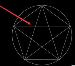 CAD中如何画星星