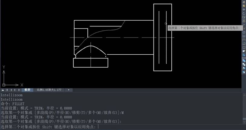 CAD如何绘制两条平行线间的倒圆角 CAD如何绘制两条平行线间的倒圆角