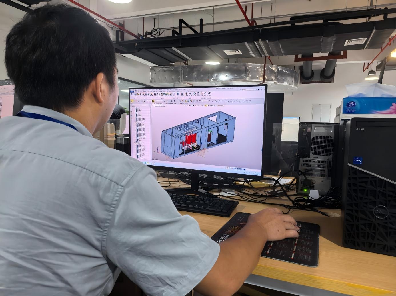 智光工程师应用xelega3D绘制模型